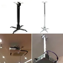 Прочный потолочный кронштейн для проектора Универсальный светодиодный кронштейн для проектора Регулируемый 43-65 см подвесной кронштейн поворотный держатель