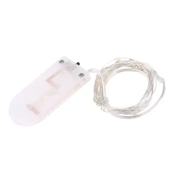 

LED Christmas Tree Rattan Lamp Warm White 1M 10 Led LED Copper Wire String Lights Lamp Christmas Decorations For Party