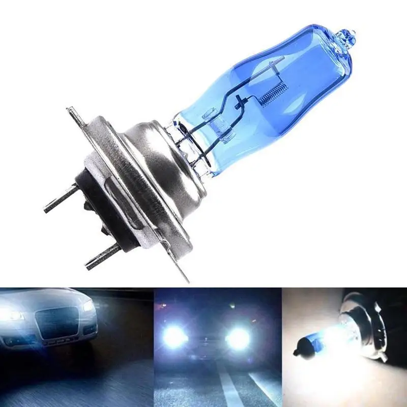 1 шт. 2 цвета авто галогенная лампа 100 Вт авто галогенная Грушевый Nebel Lichter 12V 6000K 3000K Scheinwerfer лампе