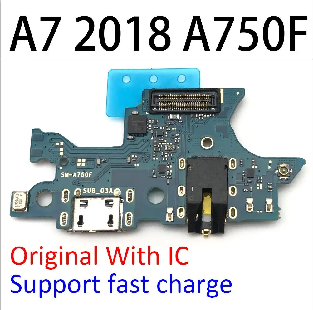 For Samsung Galaxy A7 2018 A750f A9 2018 A920f Usb Charger Plug Usb Micro Charging Dock Connector Microphone Board Flex Cable Mobile Phone Flex Cables Aliexpress