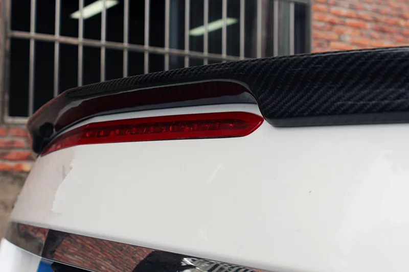 E class w207 c207 углеродное волокно задний бампер спойлер для багажника крылья для mercedes 2010- 2-двери купе e250 e200