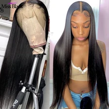 30 32 Inch 13x4 13x6 Transparent Straight Lace Front Wig Brazilian Human Hair 4x4 5x5 Lace Closure Frontal Wigs for Black Women