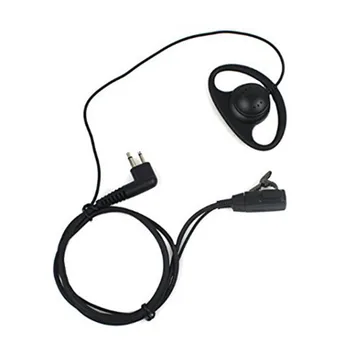 

2-Way Radio Earpiece Headset With PTT Microphones For Motorola 2-Pin Walkie Talkies CLS1110 CLS1410 CP200 CP185