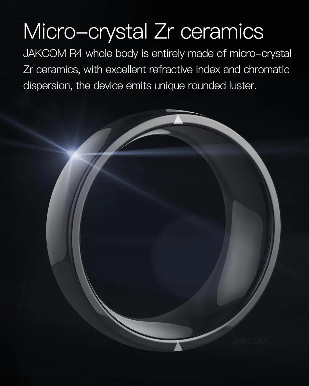 Jakcom r4 anel inteligente combinar para relógio