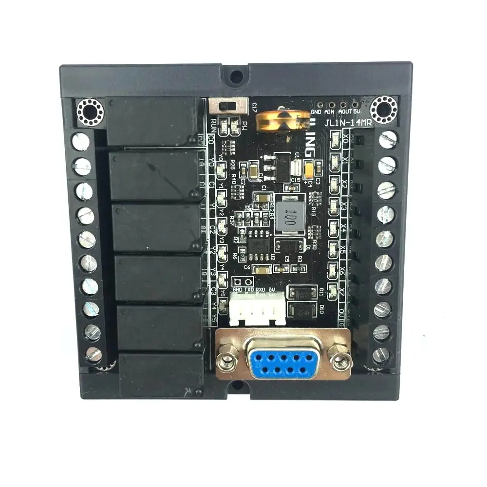 PLC FX1N-14MR board relay module delay module plc programmable logic controller Wide supply voltage 10-28VDC