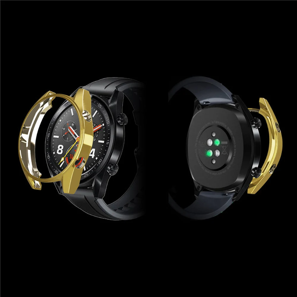 Анти-Царапины оболочки Smartwatch аксессуары M25 ТПУ Тонкий Смарт-часы защитный чехол для huawei Watch GT чехол рамка