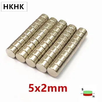 

50-5000p 5mm x 2mm Small Round Neodymium Disc Magnets 5x2 Dia N42 Strong Rare Super Powerful Earth Magnet 5x2 mm magnetic stand