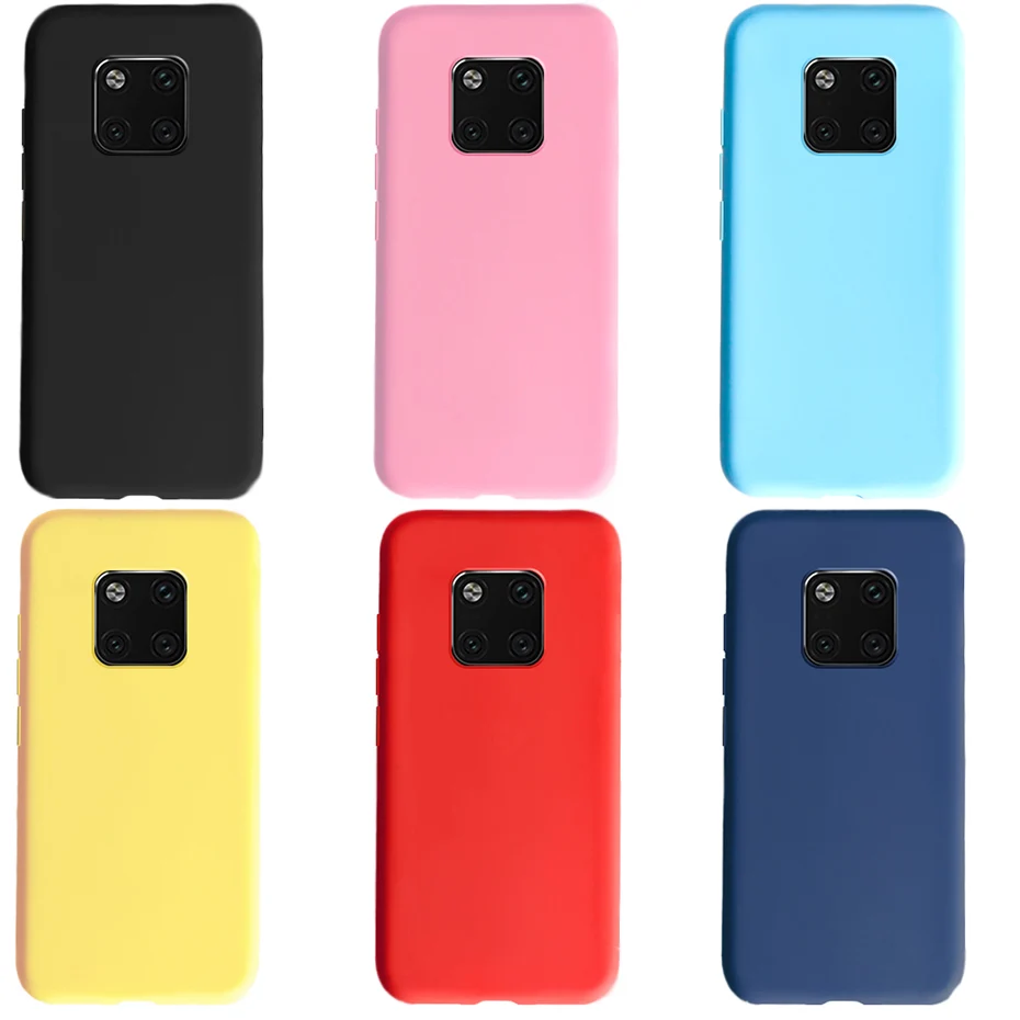 Мягкий силиконовый чехол Macarons для Huawei Y7 Y6 2019 P20 P30 Lite Pro P Smart Mate 20 30 Honor 10 8x 8c|Сумки