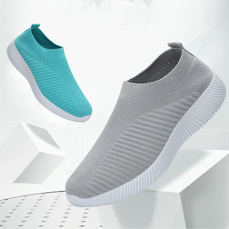 Women's shoes new Trendy fashion flying woven casual shoes women's shoes flat shoes women's casual shoes mesh shoes