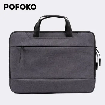 

2020 Brand Pofoko Handbag Laptop Bag 12",13",14",15",15.4 inch,Briefcase Sleeve Case For Macbook Notebook Air Pro 13.3,Dropship