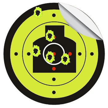 

100pcs 7.5cm Shooting Exercises Stickers Outdoor Round Shoot Practice Adhesive Shooting Targets