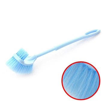 

Bathroom Long Handle Cleaning Brush Double Sided Brush Household Toilet Dead Corner Cleaning Tool 1PC