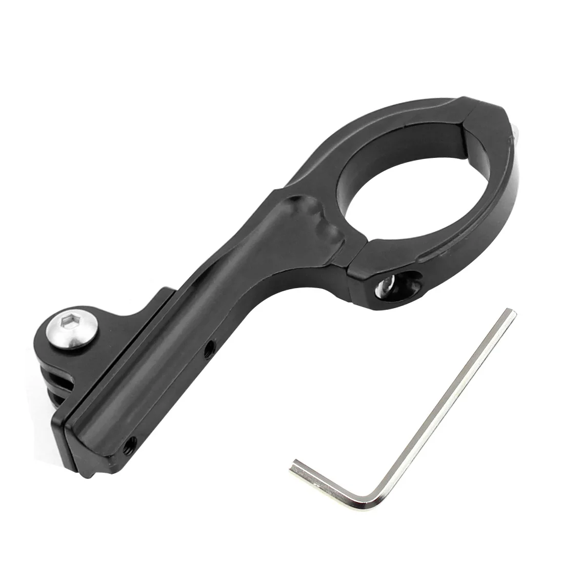 

F06724 Bike Bicycle Aluminum Handlebar Mount Motorcycle Handlebar Holder for 30-31.8mm Black for Gopro Hero 2 3 3+ 4 Camera