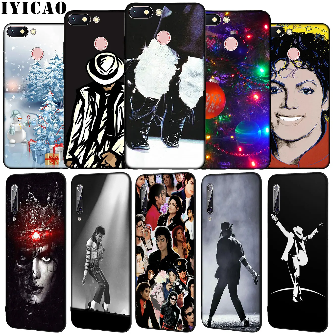 IYICAO Michael Jackson Soft Silicone Phone Case for Xiaomi Redmi Note 8 8T 8A 7 7A 6 6A 5 5A GO S2 K30 K20 Pro Cover | Аксессуары для