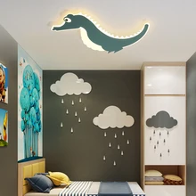 Потолочная люстра, светильник для детей, детская спальня, мультяшный морской конек, современная люстра для малышей, детская спальня