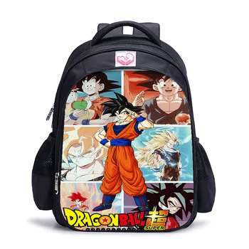 

16 Inch Dragon Ball Z Sun Goku Children School Bags Orthopedic Backpack Kids School Boys Girls Mochila Infantil Catoon Bags
