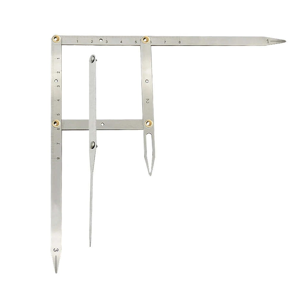 Tattoo Three-point Positioning Eyebrow Balance Ruler Semi Permanent Eyebrow Tattoo Design Calipers