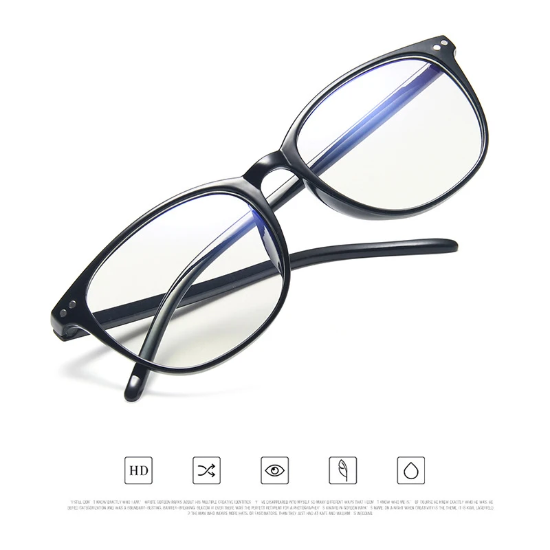 Longkeperer новые модные женские очки оправа мужские очки для чтения; оправа винтажный с прозрачными стеклами очки Оптическая оправа для очков черный