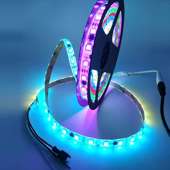 

12V WS2811 5050 RGB Addressable Led Pixel Strip Light Full Colors Led Strip Ribbon Flexible Digital Led Tape 1 Ic Control 3