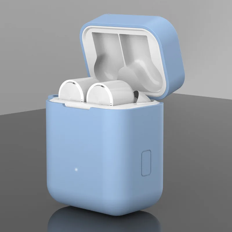 Air bluetooth Пылезащитная Беспроводная Защитная крышка для наушников для силиконового защитного рукава Защита от падения коробка для хранения для Xiaomi