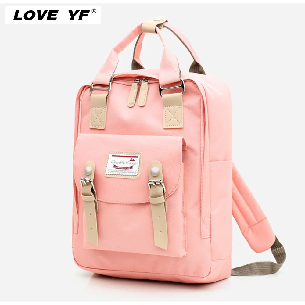 

Multifunctional Student Backpack High Quality Canvas Laptop Case USB Charging Backpack Teen Girl Backpack