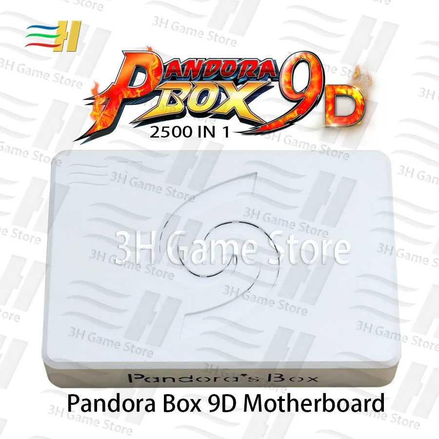 Pandora Box 9D 2500 В 1 Материнская плата 2 игрока проводной геймпад и беспроводной геймпад набор Usb подключение джойстика есть 3D игры Tekken