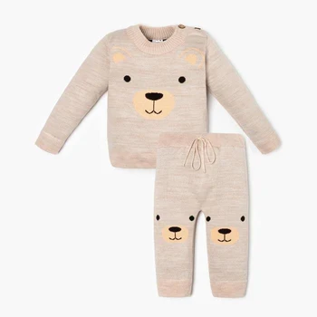 

Knitted set Baby I "Bear"