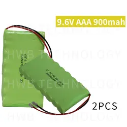 2X Оригинальный Новый Ni-MH 9,6 V 800mAh Ni-MH AAA аккумуляторная батарея с вилками Бесплатная доставка