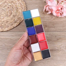 12 Colors Face Body Art Painting Body Paint Oil Painting Tattoo Makeup Cosmetic Bodypainting Halloween Party