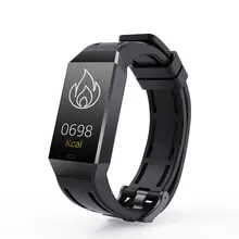 1,14 дюймов Водонепроницаемый Шагомер Смарт-часы цветной экран IP67 фитнес-браслет телефон монитор сердечного ритма 140 мАч полимерный аккумулятор