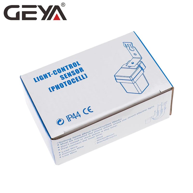 GEYA автоматический ВКЛ ВЫКЛ фотоэлемент переключатель уличного света AC220V 50 60 Гц 3A