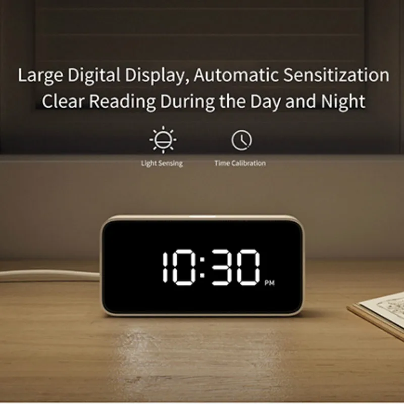 Xiao Xiaomi mi jia Xiaoai смарт-будильник голосовой Транс mi ssion ABS стол Dersktop часы Автоматическая Калибровка mi Home App