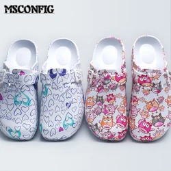 Limited Micro-defects Special Offer Clearance Women's Casual Slippers Doctor Nurse Surgical Shoes Laboratory Work Flat Slippers