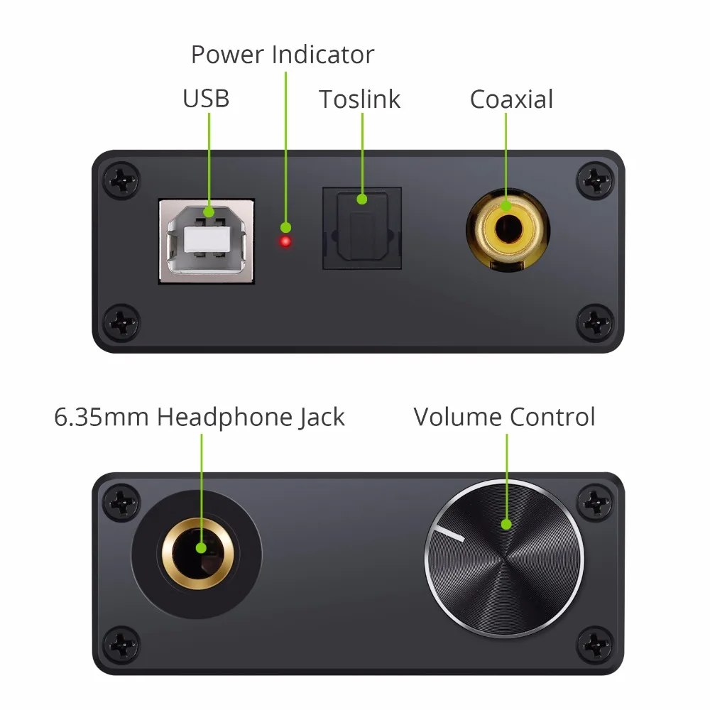 USB DAC аудио конвертер с усилителем для наушников цифровой аналоговый сигнал USB Аудио Звуковая карта USB Коаксиальный S/адаптер PDIF