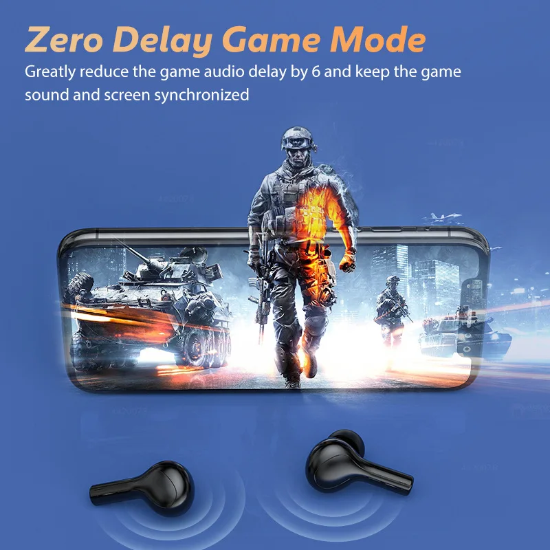 F9 TWS Wireless Bluetooth Headsets Earphones Gaming Sport Earphone With 2000mAh Power Bank Earbuds for Iphone Huawei Smart Phone