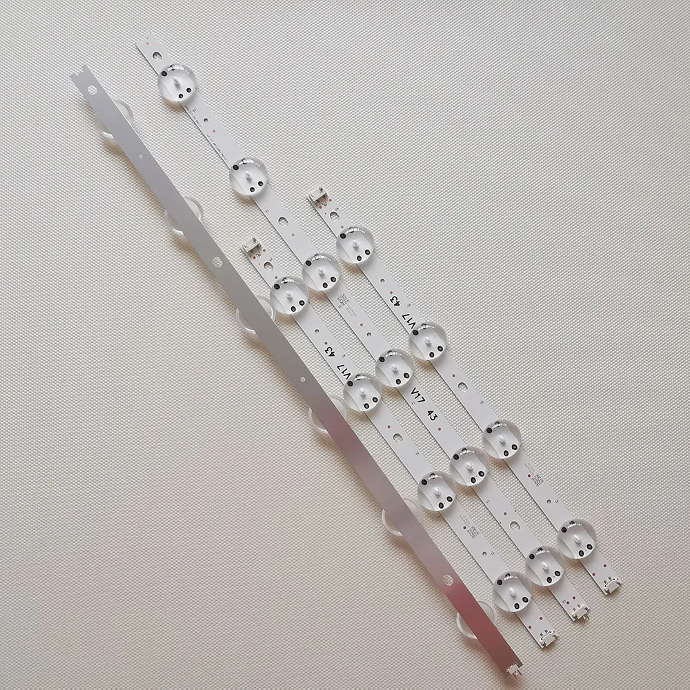 4 шт. (2A + 2B)/набор новых светодиодных лент для lg 43 &quotV17 Art3 2867 6916L 2744A 2743A 2867A 2867F 2867B