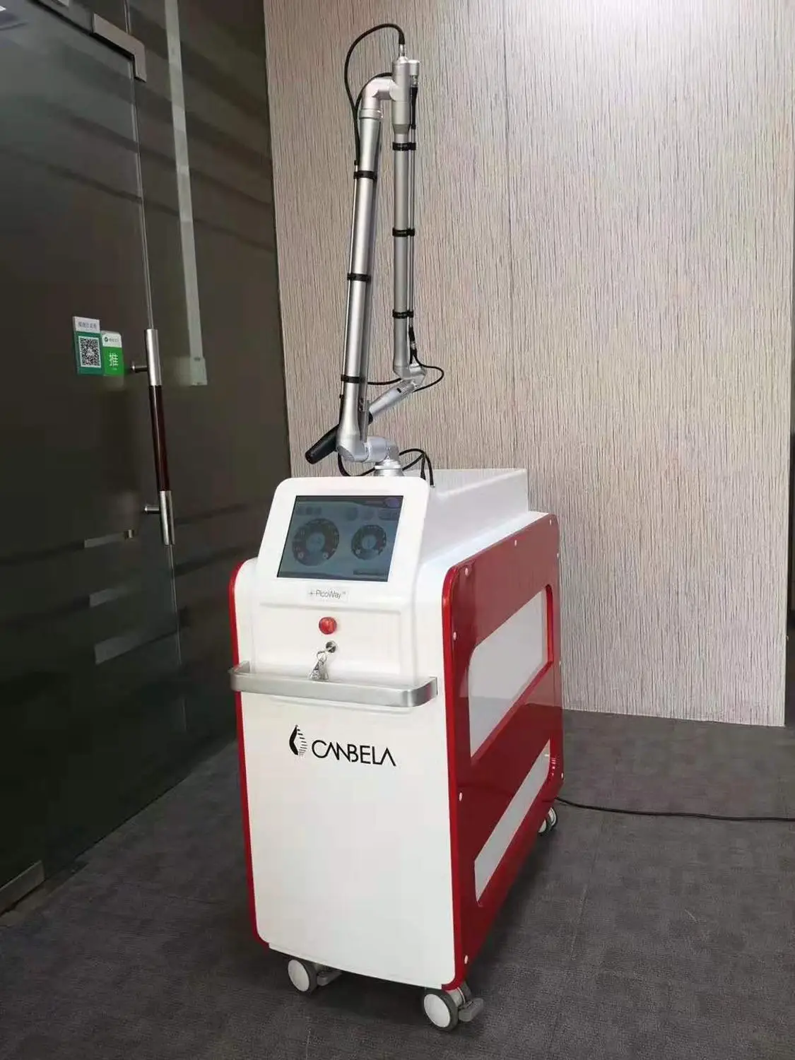 Красный Новейшая Корейская машина для удаления веснушек q switched nd yag laser picoway laser Picosure Picosecond Laser для удаления татуировок - Цвет: Красный