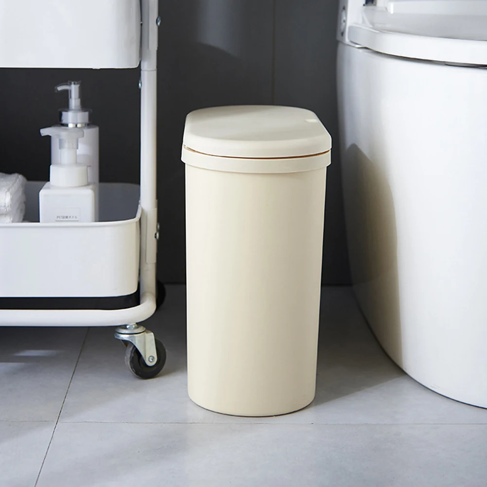 Узкий пружинный пресс открытый мусорная корзина для ванной мусорные баки для кухни