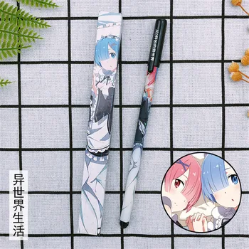 

Anime Re Life In A Different World From Zero Gel Pen Emilia Rem Ram Ballpoint Pen 0.5 Black Refill Pens