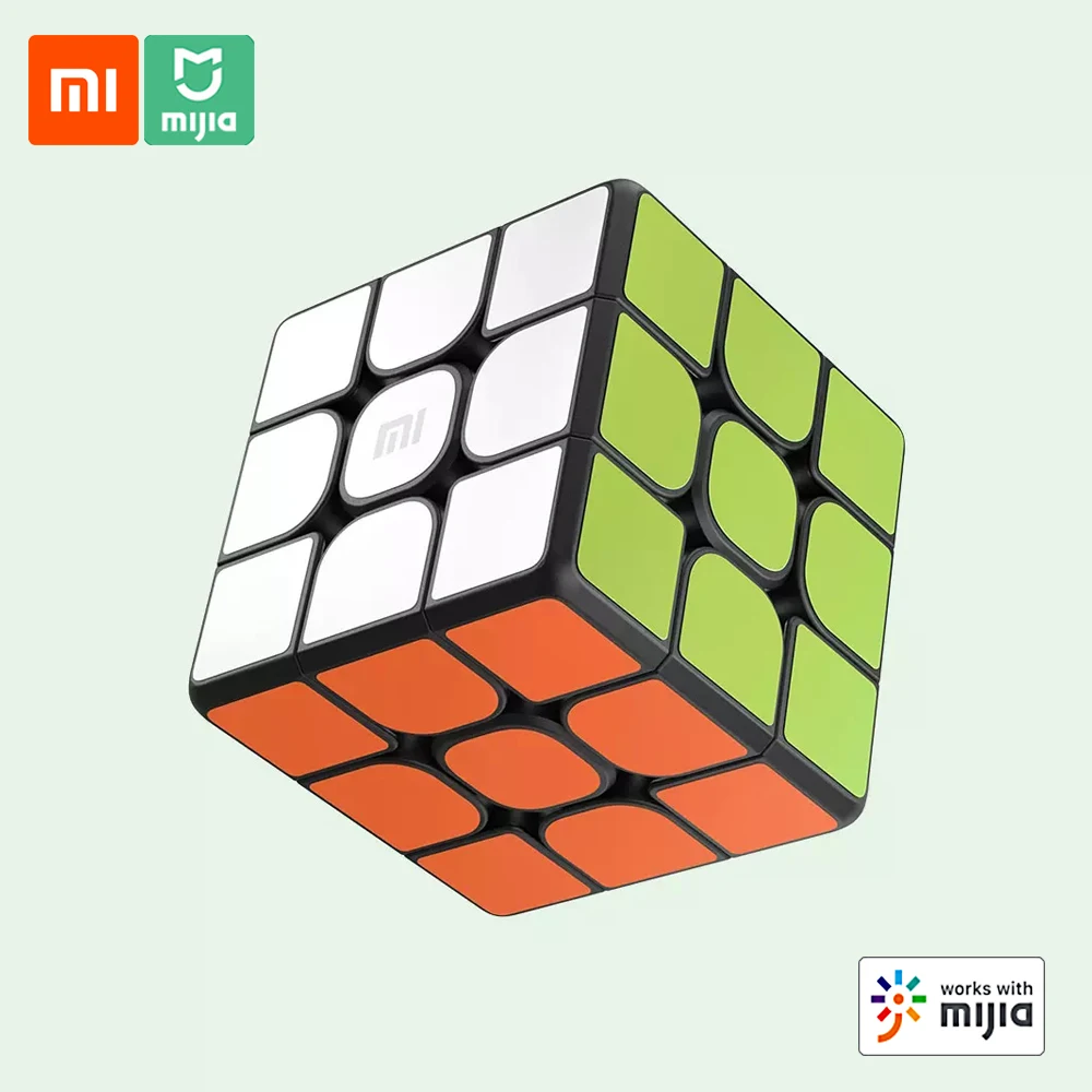 Новый Умный кубик Xiaomi Mijia 3x3x3 6 осевой датчик цветной квадратный волшебный куб