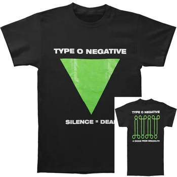 

Type O Negative Men's Silence T-shirt Black Fashion Men'S T Shirts
