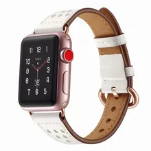 Отличный ремешок для Apple Watch из натуральной кожи петлевой ремешок для iWatch 38 мм 42 мм 40 мм 44 мм браслет серии 4 3 2 1 серия 5