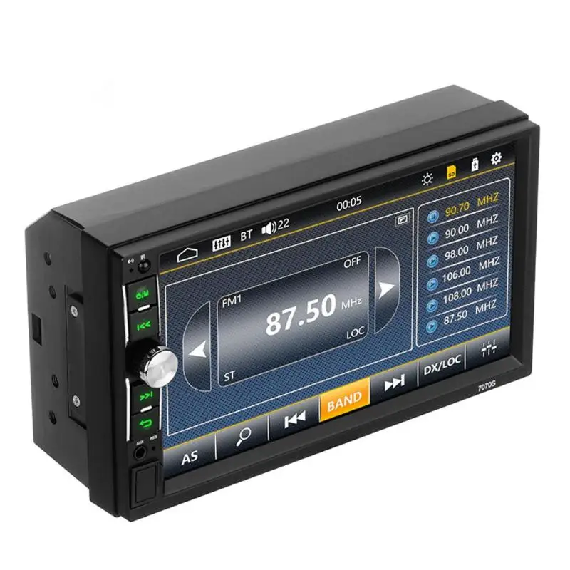 7070S 7 дюймов 2 DIN сенсорный экран автомобиля в тире стерео Bluetooth 4,0 Зеркало Ссылка FM радио MP5 мультимедийный плеер головное устройство Универсальный