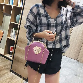 

Women Velvet Handbag Vintage Heart Design Evening Bag Wedding Party Bride Clutch Shoulder Bags Purse