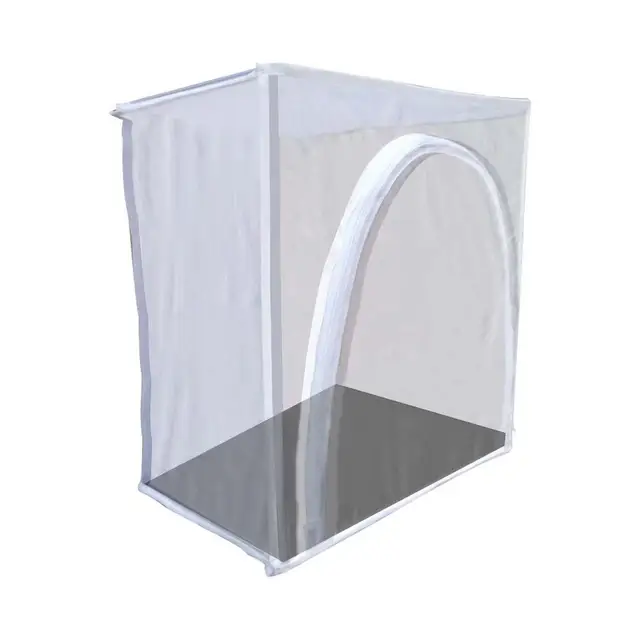 Rovarháló Ketrec Pillangó Élőhely -Kritter Megfigyelő Doboz Hernyóház Dupla Cipzár Rovar Terrárium - Image 3