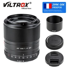 Viltrox 56mm F1.4 Auto Focus Portrait Large Aperture Lens Telephoto  Lens for Fujifilm Fuji X Mount Camera Lens X-T30 X-T3 X-T2