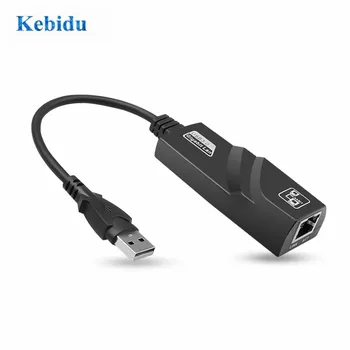 

KEBIDU Ethernet Wired USB 3.0 To Gigabit Ethernet RJ45 LAN (10/100/1000) Mbps Network Adapter Network Card For PC Wholesales