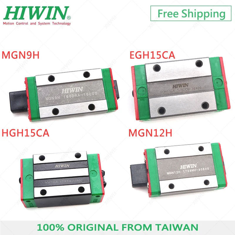 Бесплатная доставка блок слайдера HIWIN MGN9H MGN12H EGH15CA EGH20CA HGH15CA HGH20CA HGW15CC HGW20CC Линейные