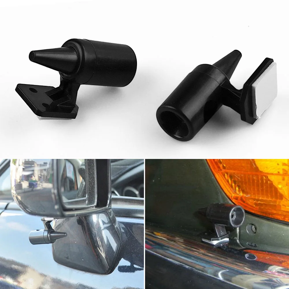 

2pcs Car Deer Animal Alert Whistle for toyota auris reno megane 2 focus 2 fabia kia sportage 3 grand vitara kia rio 2018