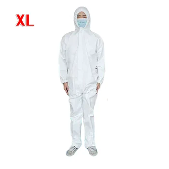 

Single Use Non-woven Isolation Clothing Safety Coverall Hooded Wear-resistant And Wear-resistant Protective Accessories